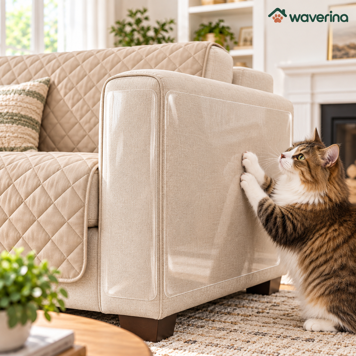 Clear Adhesive Cat Scratch Guard