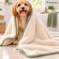 Plush Microfiber Dog Drying Towel