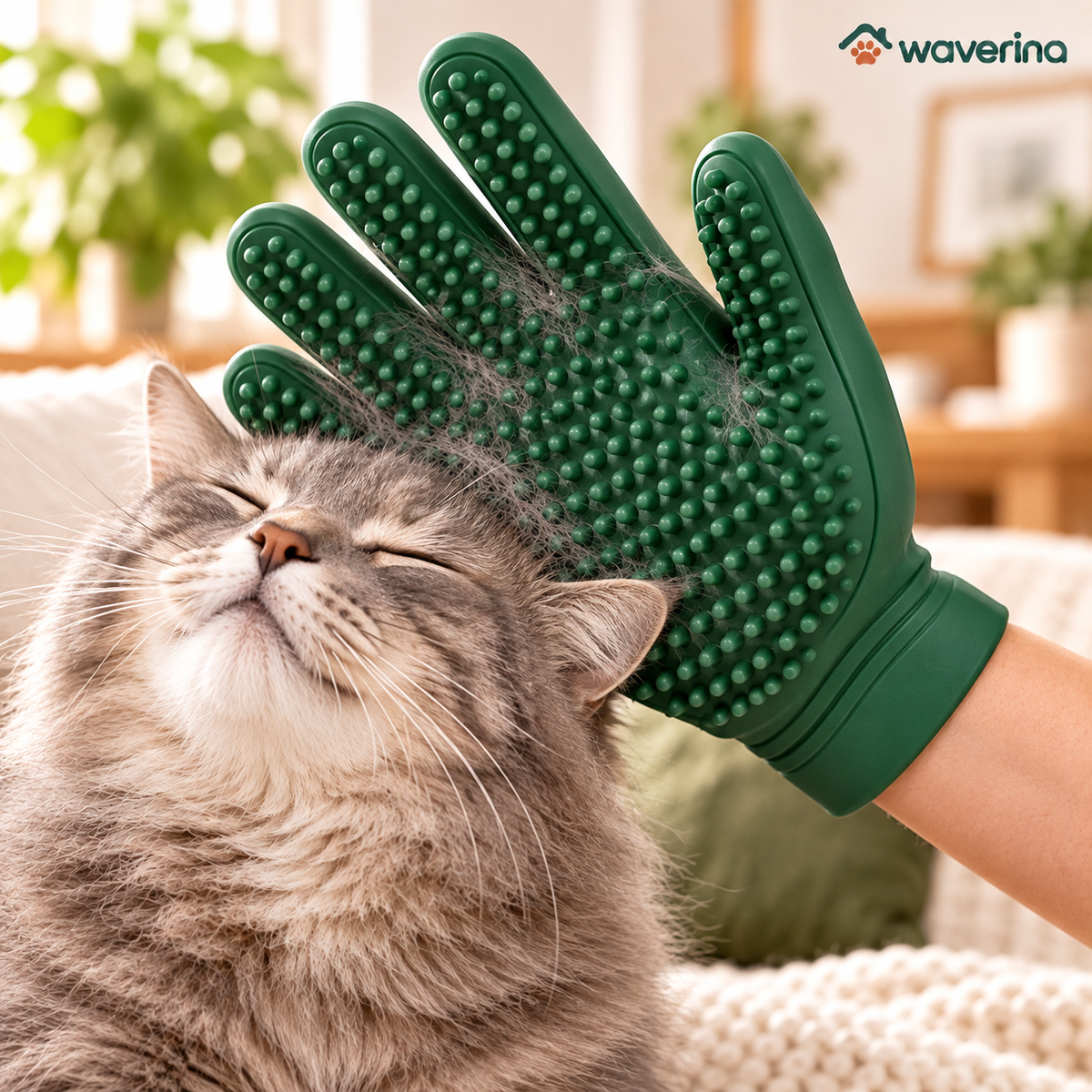 Soft Silicone Pet Grooming Glove