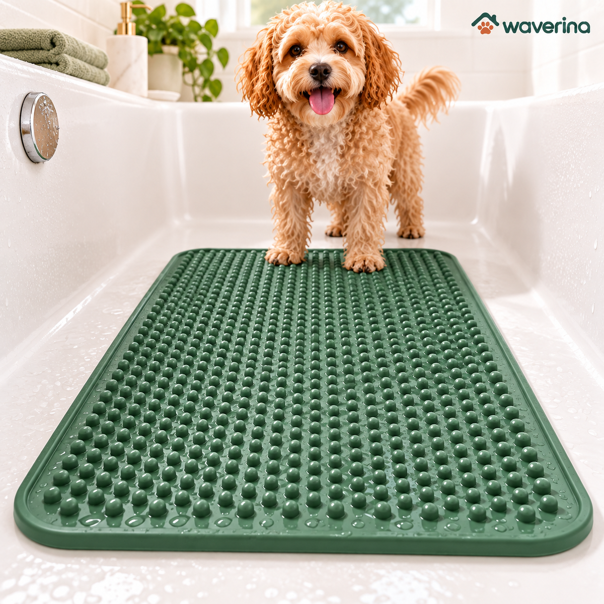 Textured Silicone Pet Bath Mat