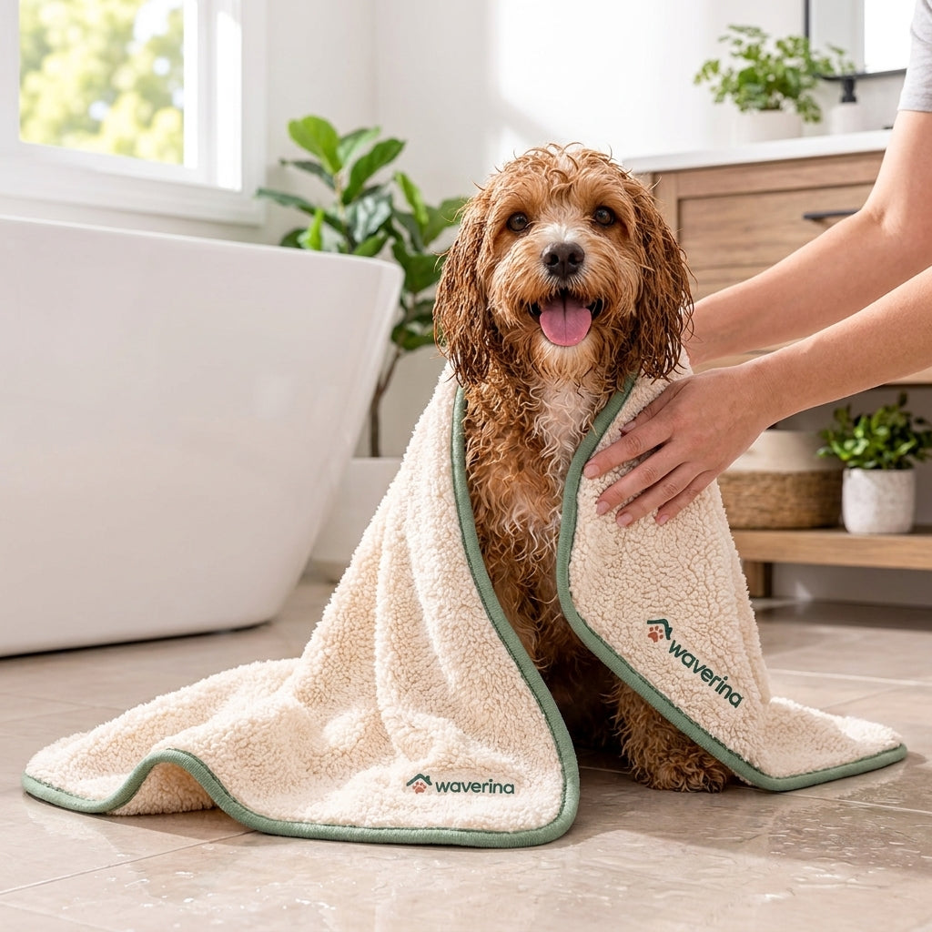 Plush Microfiber Dog Drying Towel