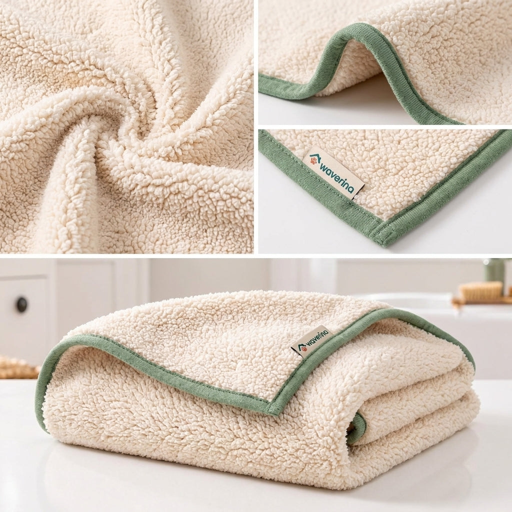 Plush Microfiber Dog Drying Towel