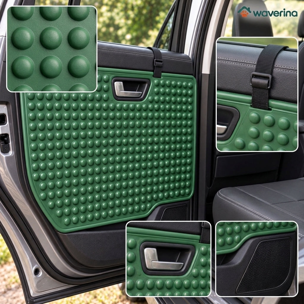 Quilted Car Door Protector for Dogs