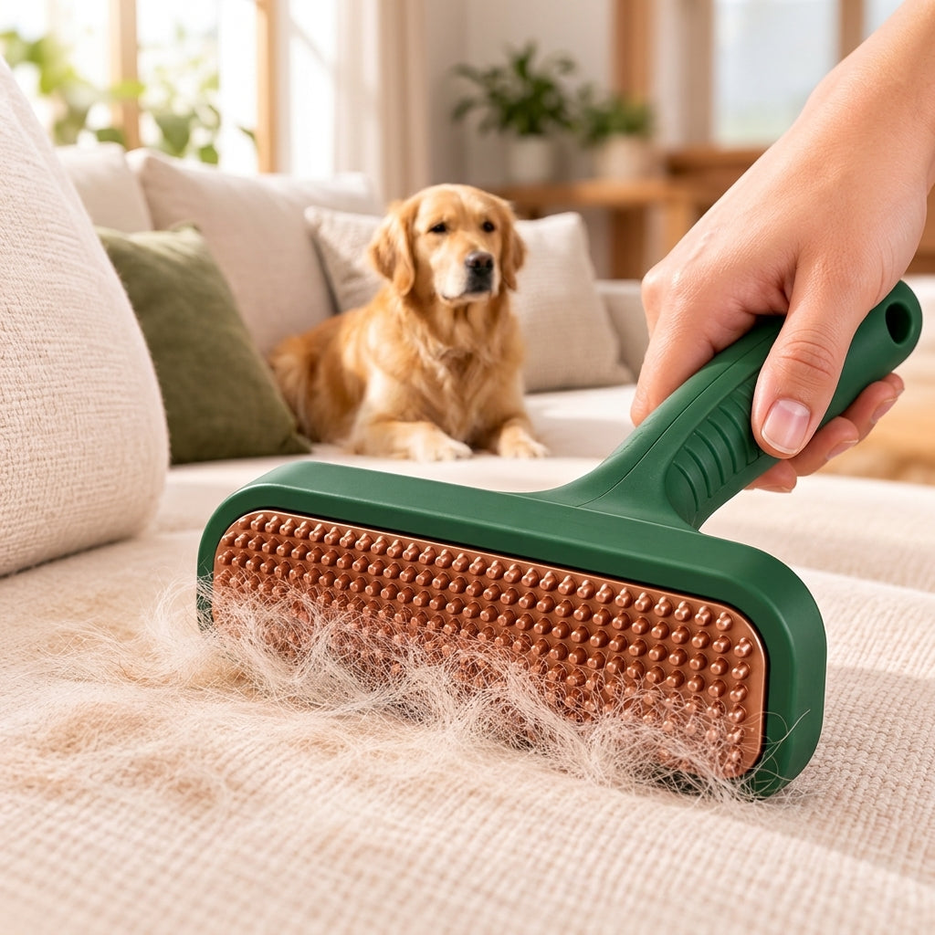 Reusable Pet Hair Remover Brush for Upholstery