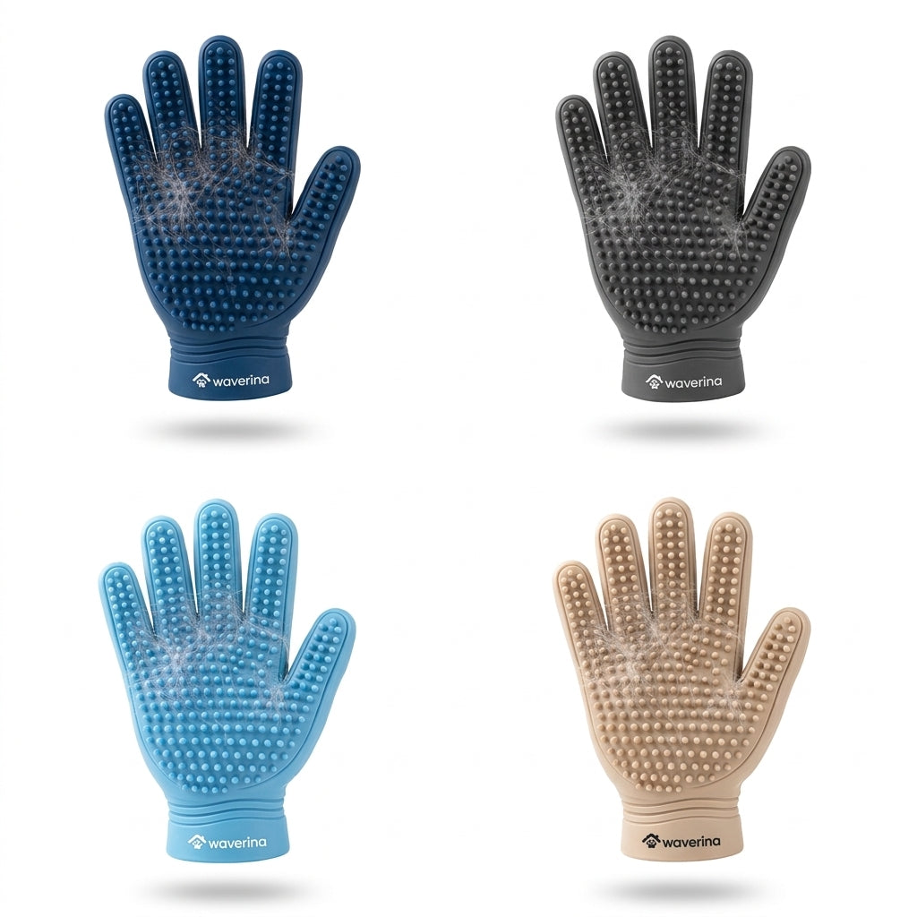 Soft Silicone Pet Grooming Glove