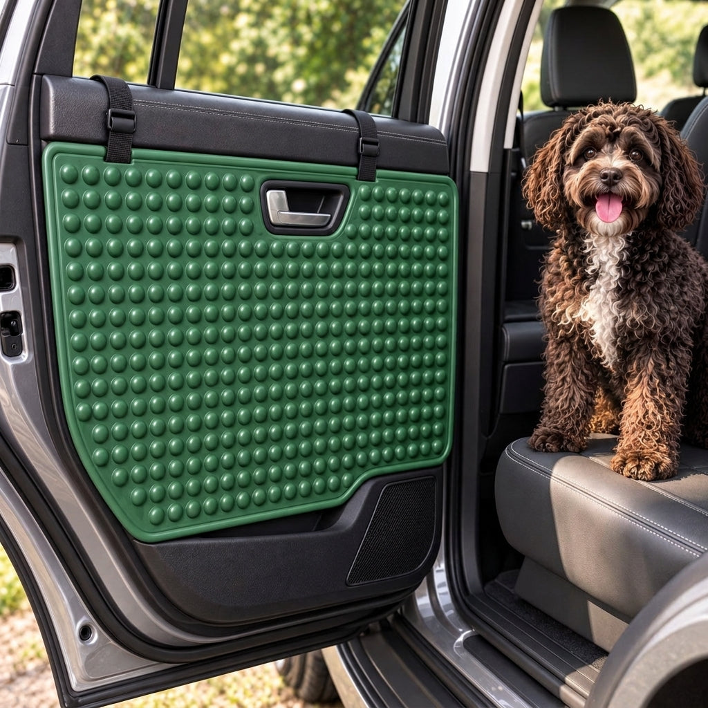 Quilted Car Door Protector for Dogs