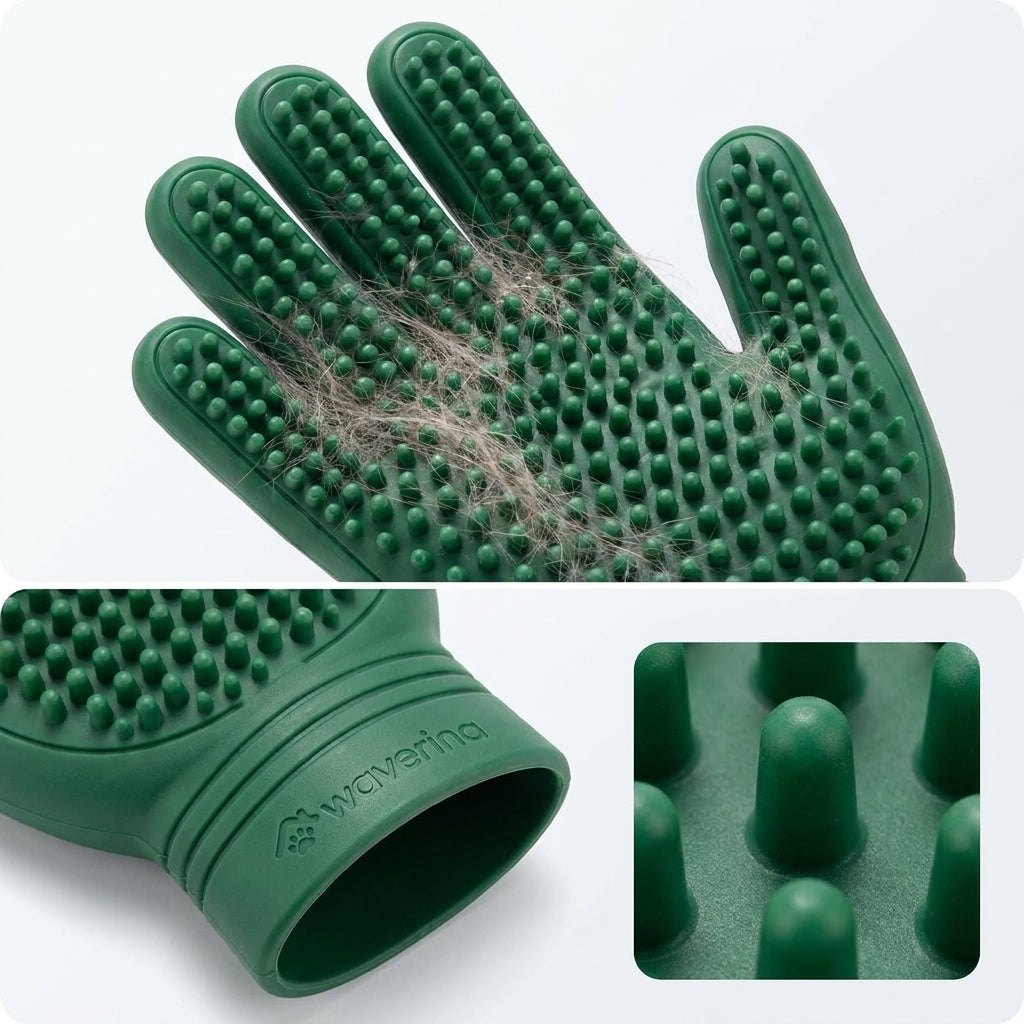 Soft Silicone Pet Grooming Glove