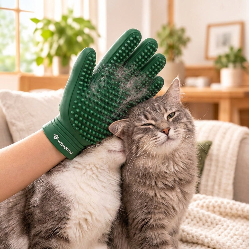Soft Silicone Pet Grooming Glove