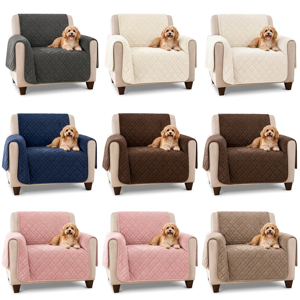 Sage Quilted Pet Furniture Throw